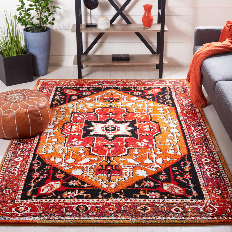 Vintage Hamadan Performance Oriental Rug, Rectangle 9' x 12'