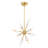 Xiang 8 - Light Brushed Gold Sputnik Pendant