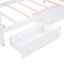 Lit mezzanine simple en L et lit plateforme simple avec 7 tiroirs et garde-corps complets en forme de L-1791294958