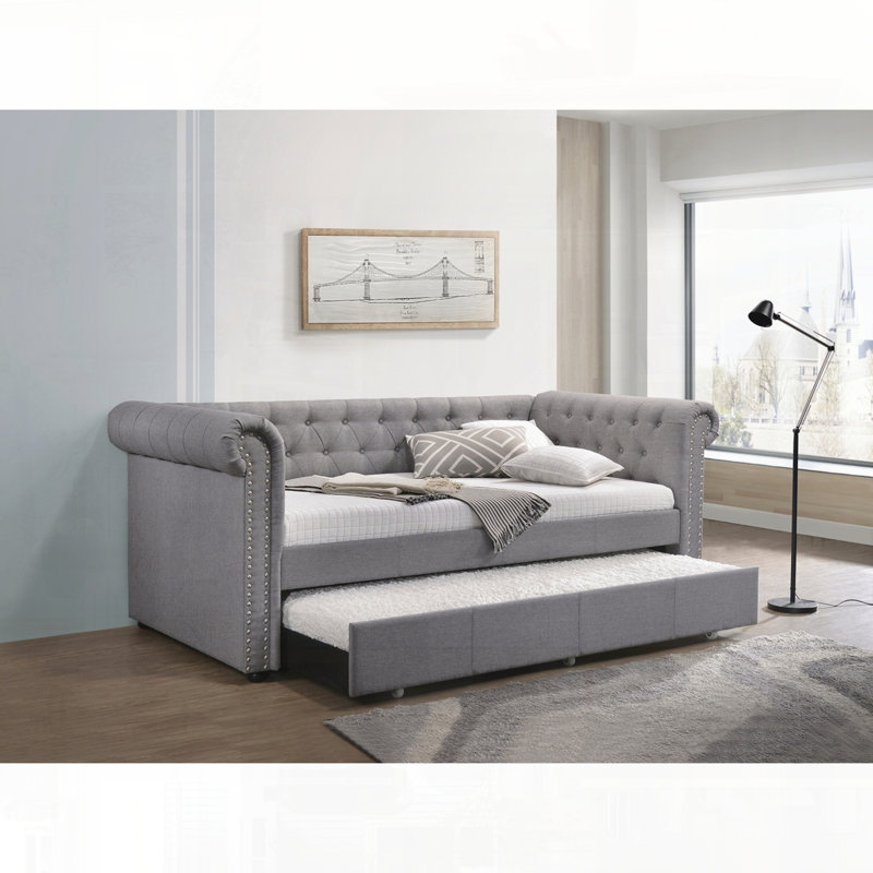 Fabric Daybed with Trundle