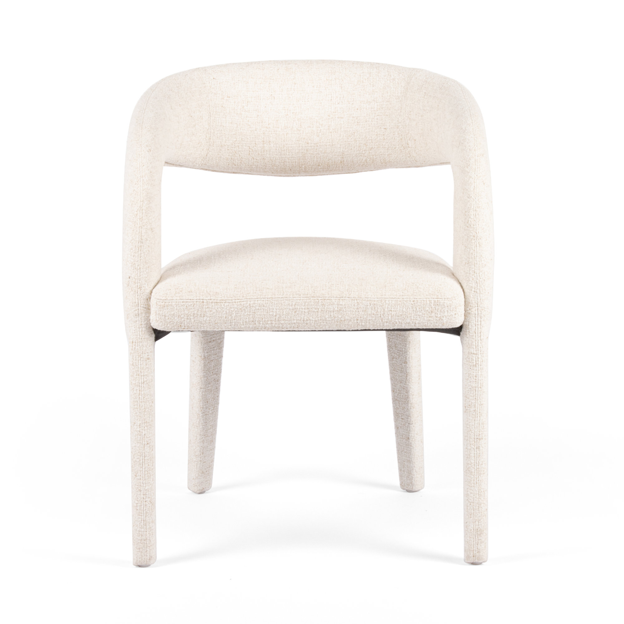 Hawkins Standard Upholstered Arm Chair, Omari Natural