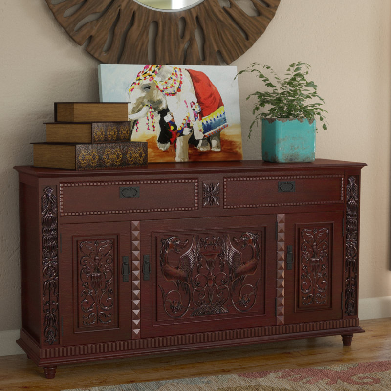 Collings 55 " W Birch Solid Wood Sideboard