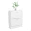 Range-chaussures, 2 portes, blanc