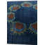 Tapis carré bleu marine Mullan