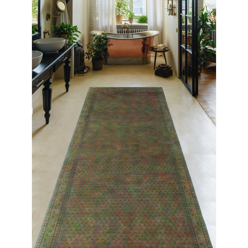 Tapis de couloir mauve rétro Katsura
