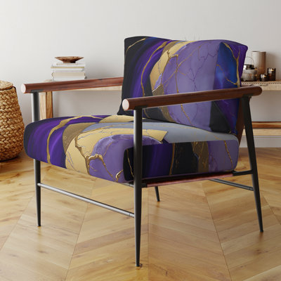 Cress - Fauteuil d'appoint rembourré en marbre