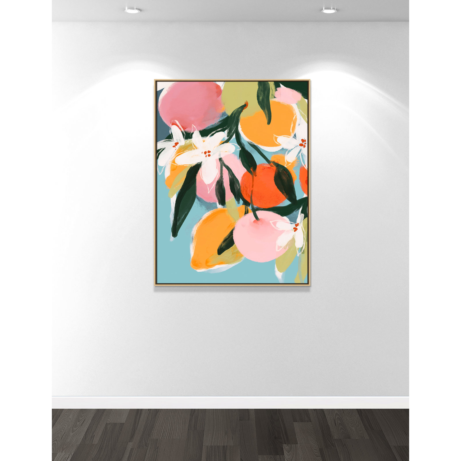 Fruity Summer I Print by Treechild, Natural Floater, 49.5" H x 37.5" W