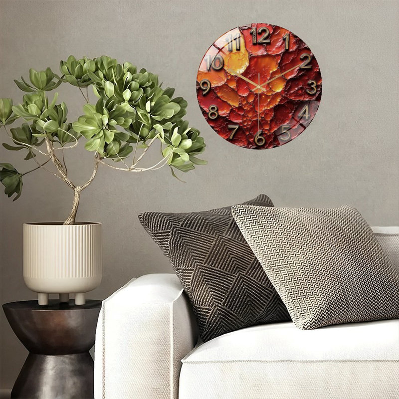 Horloge murale Molten Rock