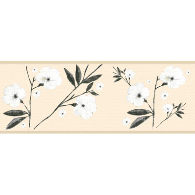 Peel & Stick Floral Border