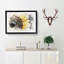 Yellow Sunflower Rising - Single Picture Frame Print on MDF-56882216-56882219