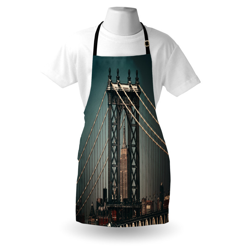 No Pattern Bib Apron