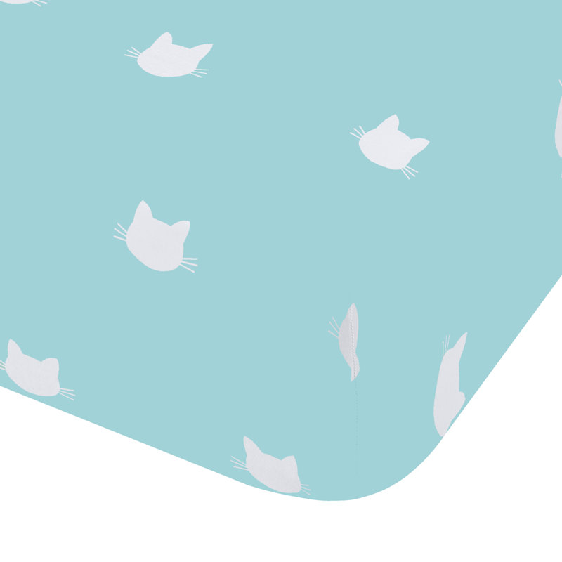 Cute Cats Fitted Sheet, Double (4'6)