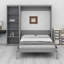 Lit escamotable mural avec tablettes Murphy-1337584122