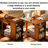 Bamboo Folding Edge Table With Movable Storage