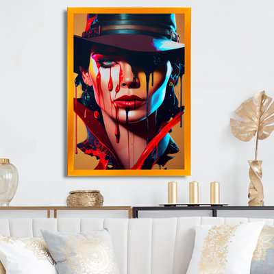 «Femelle Criminel Mastermind VI», impression sur toile