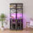 71.1" Height Corner Bar Cabinet with Wine Storage, 6 Tier Corner Shelf with LED Strip & Glass Holder-617045251
