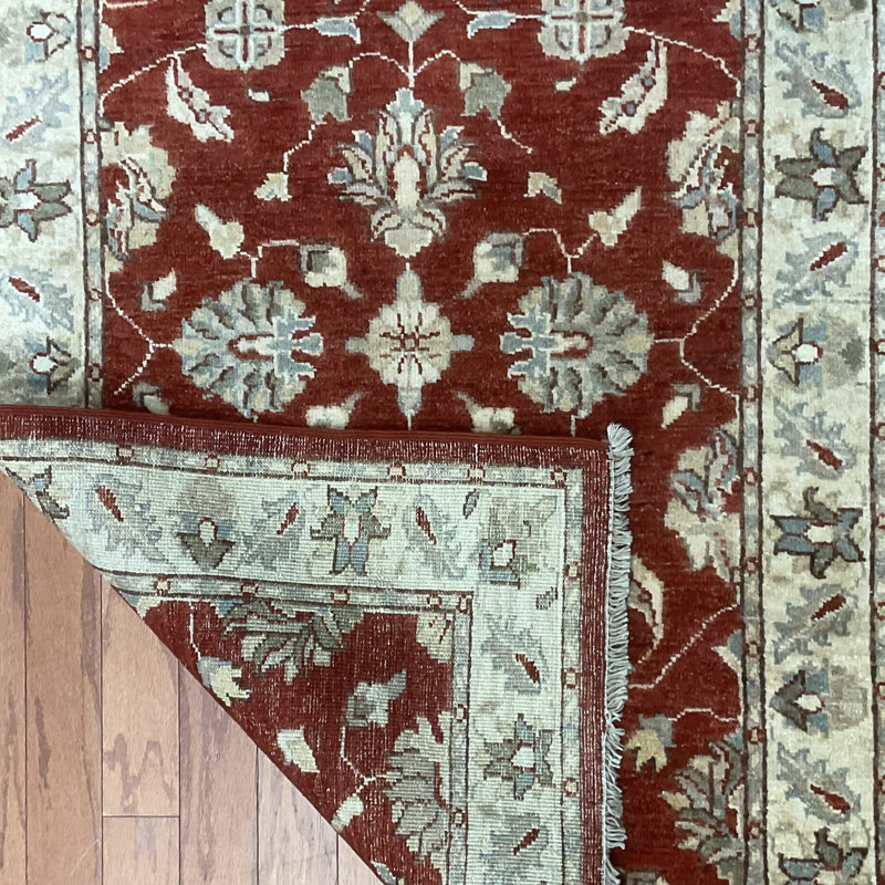  Handmade Oushak Wool Rug