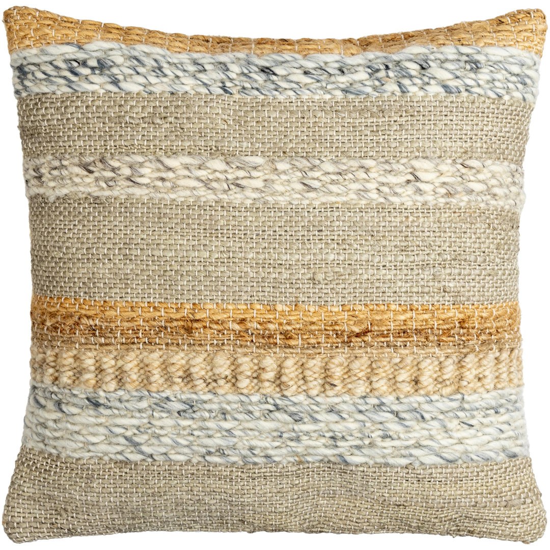 Boundary Cotton Throw Pillow Square Pillow Livabliss
