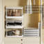 Bacs de rangement empilables transparents avec couvercles