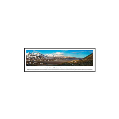 Impression panoramique du parc national de Denali, Mont Eielson et Denali