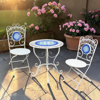 Écusson Three Piece Mosaic Bistro Set