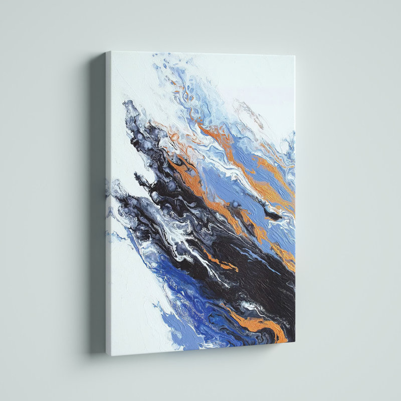 Composure par Spell rebond Fine Art - impression d'art graphique, H 26 po x l 18 po x 1,5 po, Pas de tapis, Toile tendue