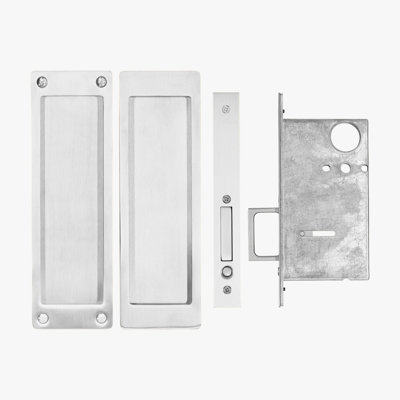 Rectangular Passage Pocket Door Lock Set