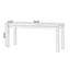 Bureau rectangulaire en bois massif Burlywood-1063105209-1063105212