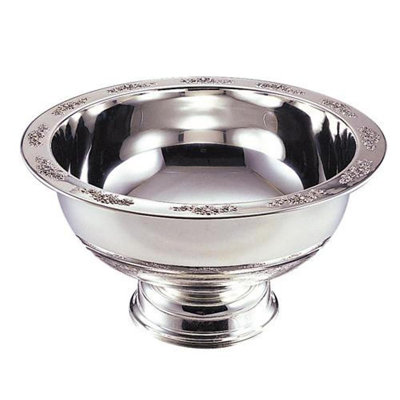 Elegance Metal Salad Bowl