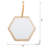 Harlan Hexagon Mirror, 11X10"-766433290-740150758