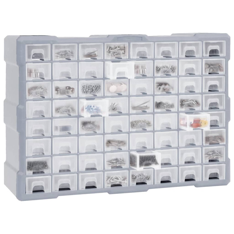 Rebrilliant Plastic Bin, Grey