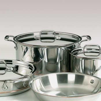 All-Clad 600822 SS Copper Core 5-Ply Bonded Dishwasher Safe