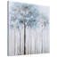 «Winter Forest 1 Textured Metallic» par Martin Edwards, reproduction d'art sur toile tendue