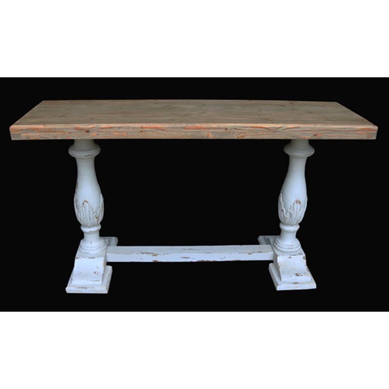 Console en bois massif 59 po Weern