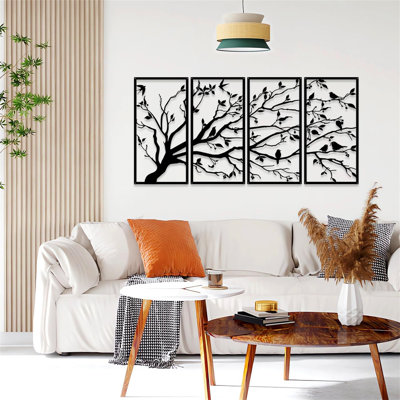 Plants & Flowers Wall Decor on Metal