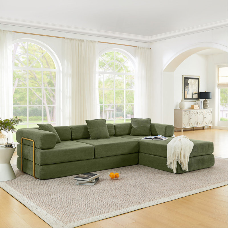 Canapé modulaire de Boneless, Vert