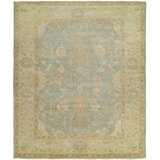 Wool Ikat Area Rug in Blue