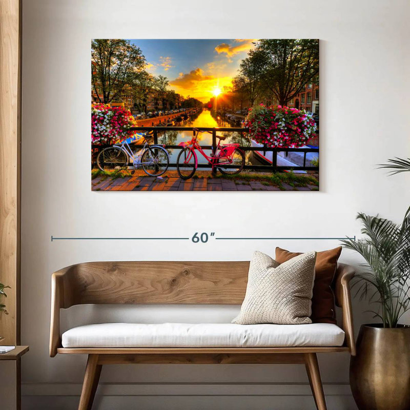Ravi Morning In Amsterdam, 30" H x 45" W