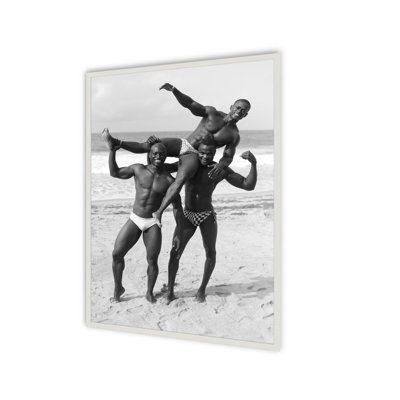 Good Black Art "Larking I" by Stéphane Gaboué | Limited-Edition Framed Wall Art | Solid Wood Print, Ready-to-Hang