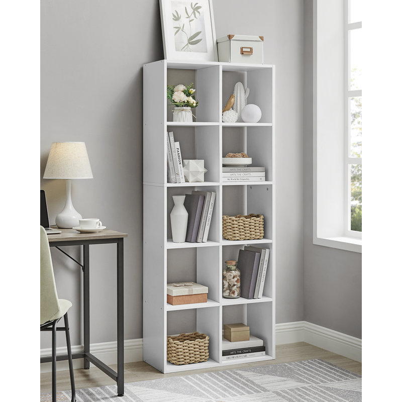 Annahbella 66cm W Manufactured Wood Shelving Unit, White