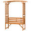 3 - Banc, arche brune, pergola, treillis, vignes d'extérieur, décoration de jardin