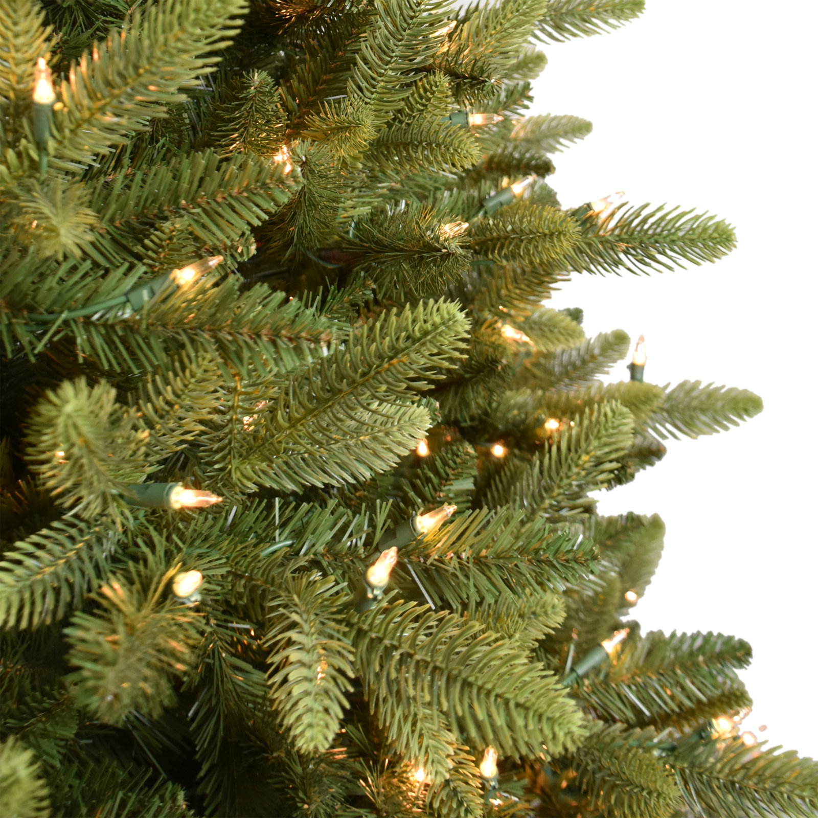 90' Lighted Artificial Spruce Christmas Tree