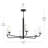 Mack Chandelier with Layered Glass Shades-127380315-131120715