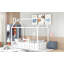 {Les lattes ne sont pas incluses} Structure de lit simple en bois avec clôture-124917347