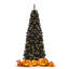 Arbre de Noël épinette noir 7 'H 7' avec 350 lumières DEL-1044157590