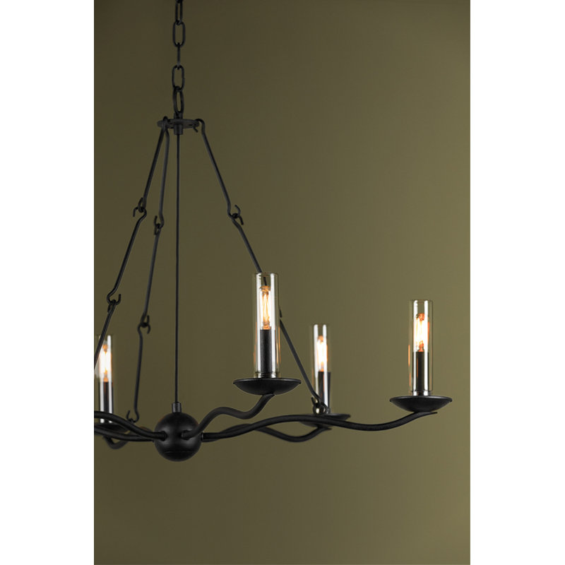 Sawyer 36" 6-Light Exterior Chandelier
