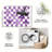 1PC Purple Checkerboard Floral Print area rugs for Living Room, Soft, All seasons, Easy-maintain, Washable Indoor mat, Farmhouse suitable for dining room, bedroom, kitchen, entryway, home office, balcony, Home Decor, Outdoor Decor.-96790005