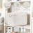 Large Fabric Storage Baskets 2-Pack, Foldable Closet Organizers With Handles For Shelves, Clothes, Towels, Blankets, And Toy Storage, Light Beige Canvas Bins For Home Organization