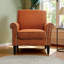 Chaise d'appoint Barnet Modern Floral avec pieds en bois massif | Prêt pour les petits espaces et assemblage facile-1361026302