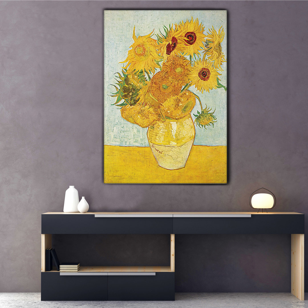 Kunststoffbild I Girasoli von Vincent Van Gogh